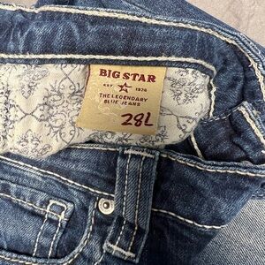 Big Star Denim with White Stitching